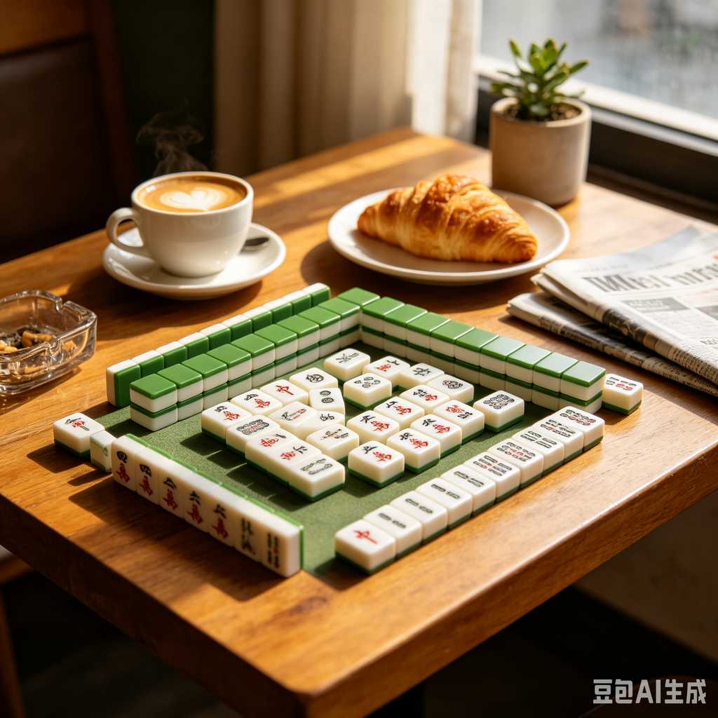 unique text mahjong tiles design