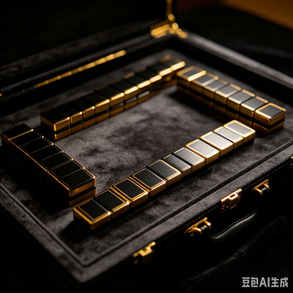 artistic mahjong tiles set